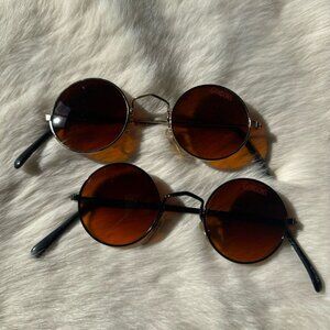 Gordon’s Direct Kids Round Sunglasses Lot of 2 Retro Style Shades